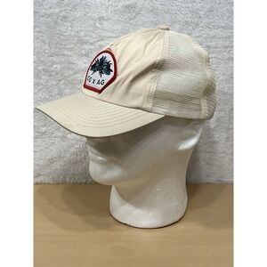 CG x AG Floral Patch Mesh Trucker Hat Cream Snapback Adjustable